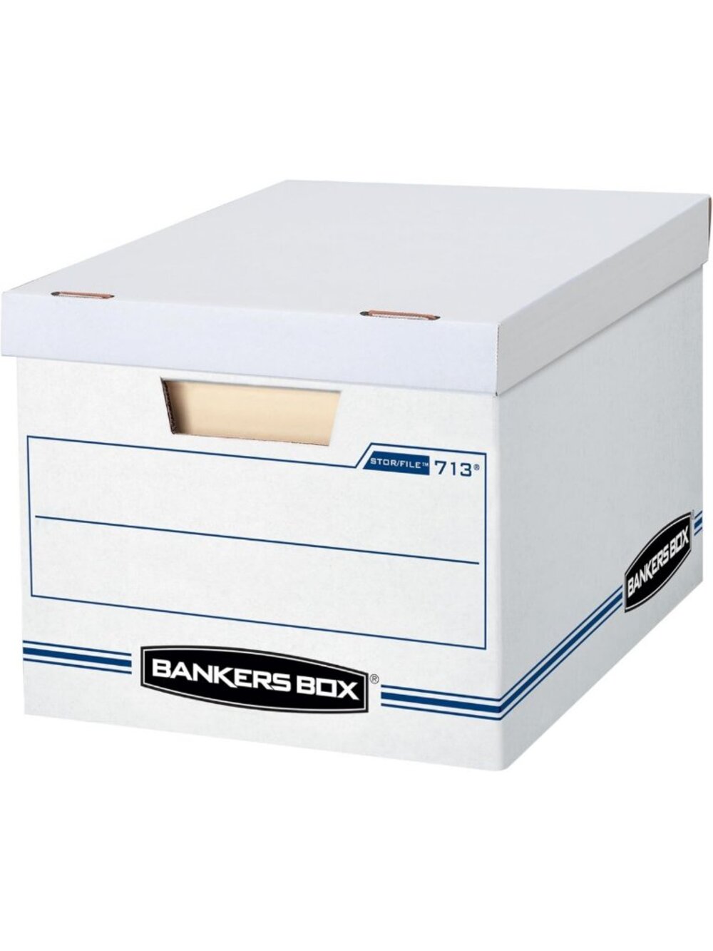 12-Pack Basic-Duty File Storage Boxes with Lids for Letter/Legal Documents